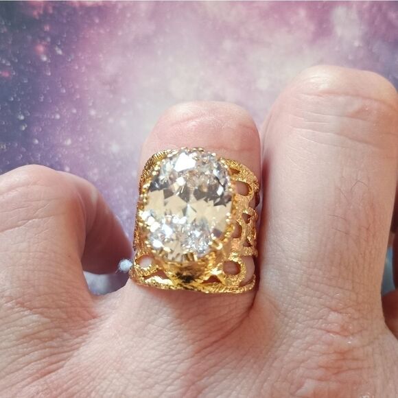 YAM 14K plated Silver Ring - Picture 5 of 16